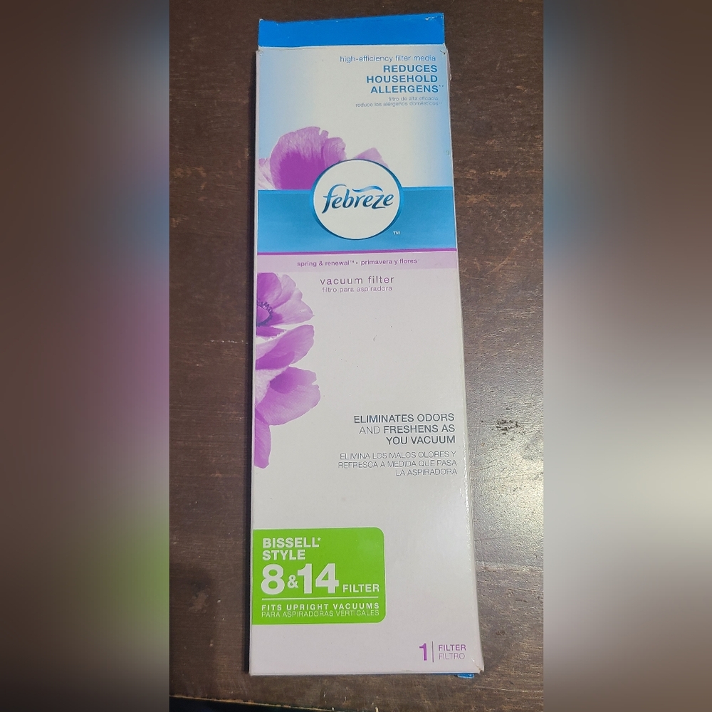 Febreze Vacuum Filter with Purple and Green Accents (1 Filter)